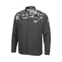 Men's Charcoal Virginia Tech Hokies OHT Military-Inspired Appreciation Digi Camo Full-Zip Jacket