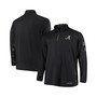 Men's Black Alabama Crimson Tide OHT Military-Inspired Appreciation Big and Tall Quarter-Zip Jacket