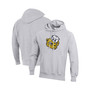 Men's Heathered Gray Michigan Wolverines Vault Logo Reverse Weave Pullover Hoodie