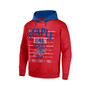 Men's NFL X Staple Red Buffalo Bills Oversized Gridiron Vintage-Like Wash Pullover Hoodie