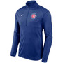 Men's Royal Chicago Cubs Team Logo Element Performance Half-Zip Pullover Jacket