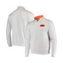 Men's White Oklahoma State Cowboys Tortugas Logo Quarter-Zip Jacket
