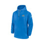 Men's Powder Blue Los Angeles Chargers Sideline Quarter-Zip Hoodie