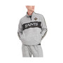 Men's Heathered Gray New Orleans Saints Mario Quarter-Zip Jacket