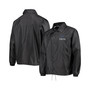 Men's Black Indianapolis Colts Coaches Classic Raglan Full-Snap Windbreaker Jacket