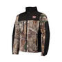 Men's Realtree Camo and Black New York Giants Circle Hunter Softshell Full-Zip Jacket