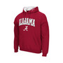 Men's Crimson Alabama Crimson Tide Arch & Logo 3.0 Pullover Hoodie
