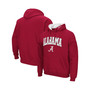 Men's Crimson Alabama Crimson Tide Arch & Logo 3.0 Pullover Hoodie