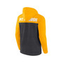 Men's Branded Heathered Charcoal, Heathered Gold Pittsburgh Pirates Blown Away Full-Zip Hoodie