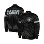 Men's Black Las Vegas Raiders The Pick and Roll Full-Snap Jacket