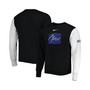 Men's Black, Heather Gray Dallas Mavericks Courtside Versus Force & Flight Pullover Sweatshirt