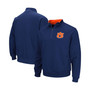 Men's Navy Auburn Tigers Tortugas Logo Quarter-Zip Pullover Jacket