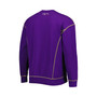 Men's Purple Los Angeles Lakers Peter French Terry Pullover Crew Sweatshirt
