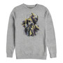 Marvel Men's Avengers Endgame Thanos Mad Titan Side View, Crewneck Fleece