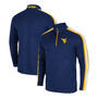 Men's Navy West Virginia Mountaineers 1955 Quarter-Zip Jacket
