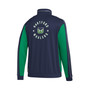 Men's Navy Hartford Whalers Team Classics Half-Zip Jacket