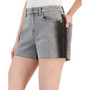 Women's High Rise Frayed Hem Denim Shorts, Created for Macy's