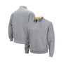 Men's Heathered Gray GA Tech Yellow Jackets Tortugas Team Logo Quarter-Zip Jacket
