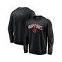 Men's Branded Black Toronto Raptors Game Time Arch Pullover Sweatshirt