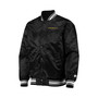 Men's Black Washington Football Team Locker Room Satin Varsity Full-Snap Jacket