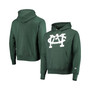 Men's Green Michigan State Spartans Vault Logo Reverse Weave Pullover Hoodie