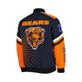 Men's Navy Chicago Bears Extreme Redzone Full-Snap Varsity Jacket