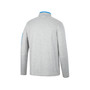 Men's Heathered Gray, Blue UCLA Bruins Country Club Windshirt Quarter-Zip Jacket