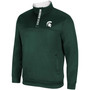Men's Green Michigan State Spartans No Tomorrow Quarter-Zip Jacket