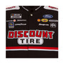 Men's Black Austin Cindric Discount Tire Twill Uniform Full-Snap Jacket