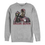 Marvel Men's Avengers Endgame I Am Iron Man Gauntlet, Crewneck Fleece