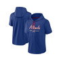 Men's Royal Atlanta Braves 2023 City Connect Short Sleeve Pullover Hoodie
