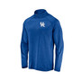 Men's Branded Royal Kentucky Wildcats Striated Raglan Quarter-Zip Jacket