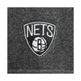 Men's Brooklyn Nets Heathered Charcoal Flanker Full-Zip Jacket