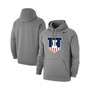 Men's Heather Gray Illinois Fighting Illini Logo Club Pullover Hoodie