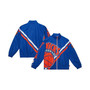 Men's Blue New York Knicks Exploded Logo Warm-Up Full-Zip Jacket