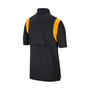 Men's Black Iowa Hawkeyes 2021 Coaches Short Sleeve Quarter-Zip Jacket