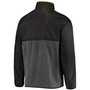 Men's Gray, Black Iowa Hawkeyes College Advanced Transitional Half-Zip Jacket