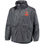 Men's Graphite Cleveland Browns Circle Sportsman Waterproof Packable Full-Zip Jacket