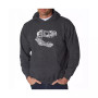 Men's Word Art Hoodie - T-Rex Skull