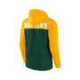 Men's Branded Heathered Green, Heathered Gold Oakland Athletics Blown Away Full-Zip Hoodie