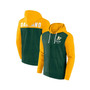 Men's Branded Heathered Green, Heathered Gold Oakland Athletics Blown Away Full-Zip Hoodie