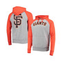 Men's '47 Heathered Gray San Francisco Giants Sport Raglan Pullover Hoodie