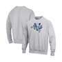 Men's Heathered Gray Villanova Wildcats Vault Logo Reverse Weave Pullover Sweatshirt
