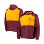 Men's Maroon/Gold Minnesota Golden Gophers Flash Forward Hoodie Full-Zip Windbreaker Jacket