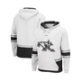 Men's White Providence Friars Lace Up 3.0 Pullover Hoodie