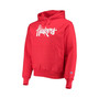 Men's Scarlet Nebraska Huskers Vault Logo Reverse Weave Pullover Hoodie