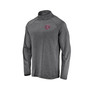 Men's Gray Texas A M Aggies Primary Logo Striated Raglan Quarter-Zip Jacket