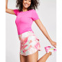 Women's Printed Tiered Flounce Skort, Created for Macy's