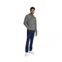 Men's Ultra Soft Ribbed Hooded Henley Sweatshirt