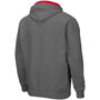 Men's Charcoal Nebraska Huskers Arch Logo 2.0 Full-Zip Hoodie